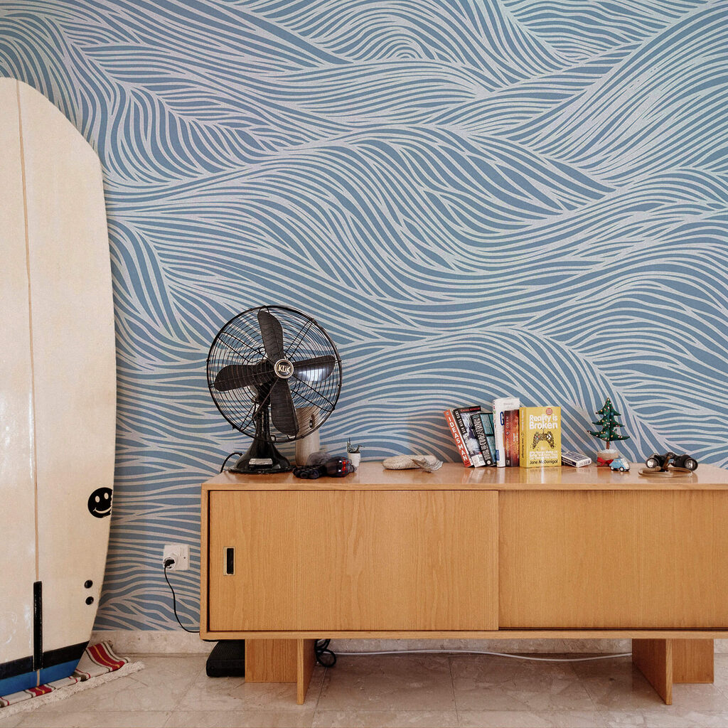 Blue Undercurrent in an interior