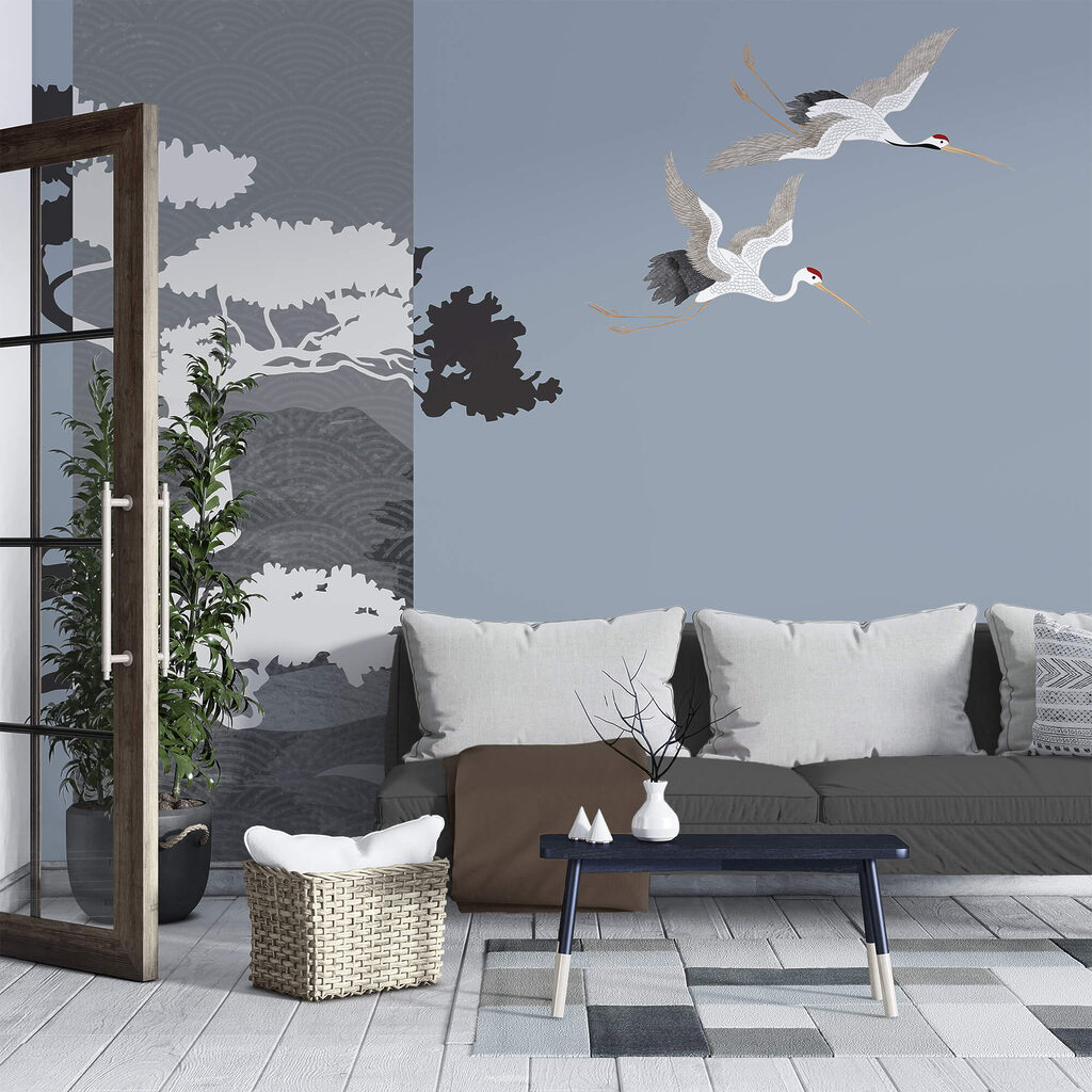 Cranes in Flight — interior 2