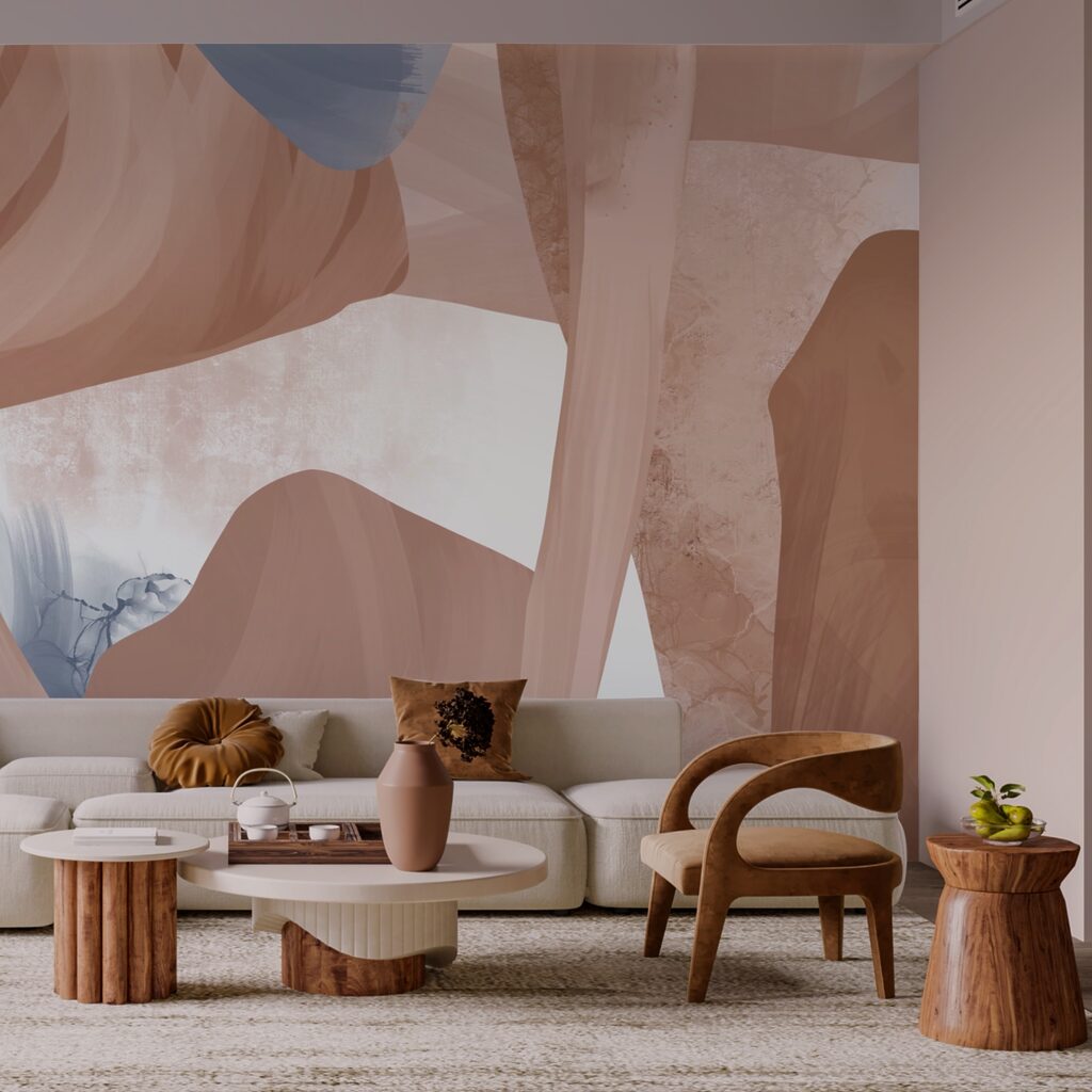 Painted Shapes in an interior