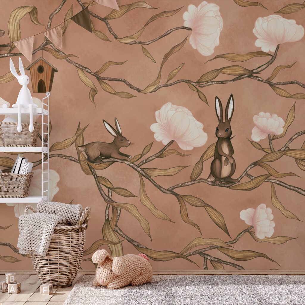 Rabbit Blossom Garden in an interior