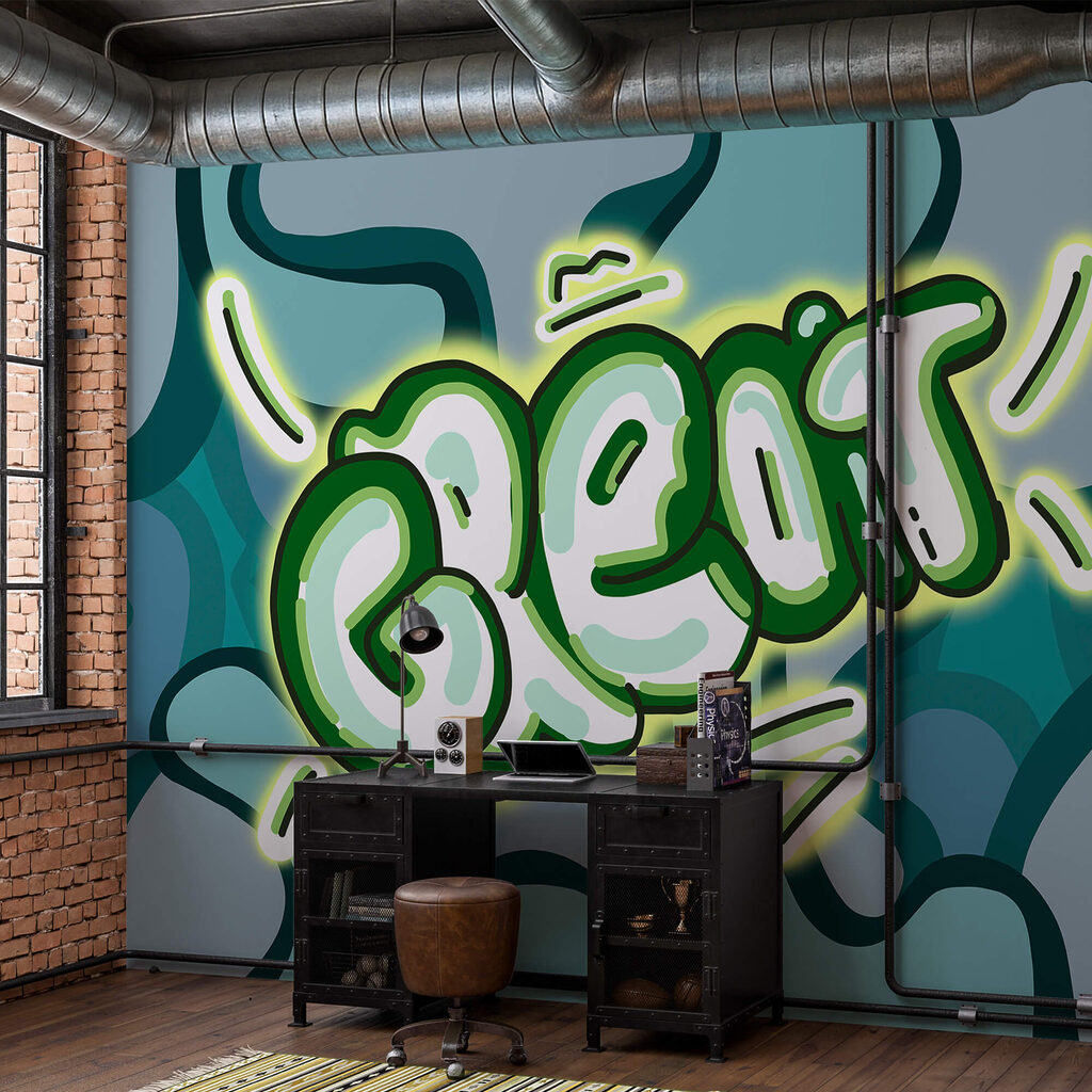 Great in Graffiti in an interior