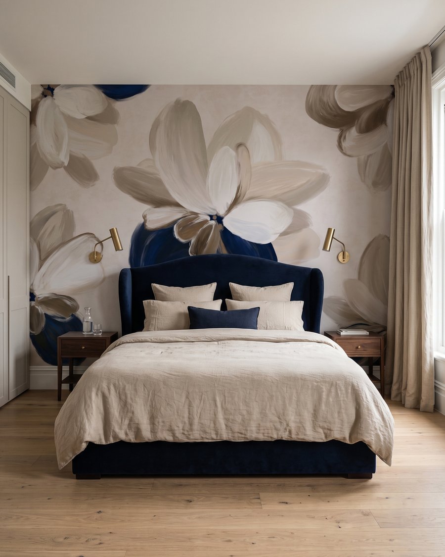 Earthy Petals in an interior
