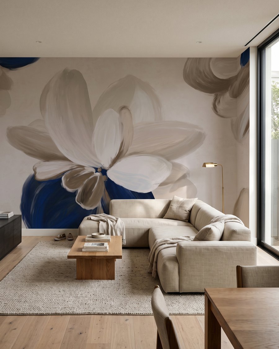 Earthy Petals in an interior