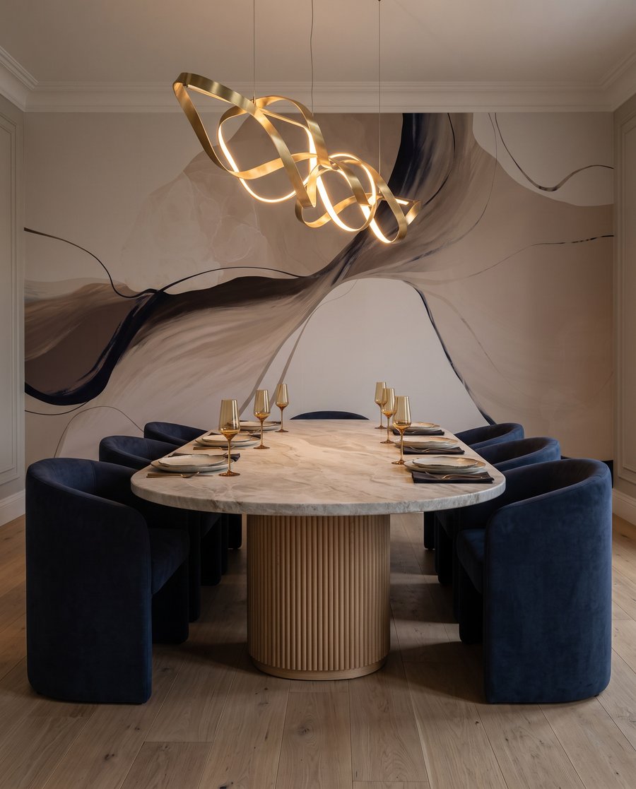 Colours in Flow in an interior