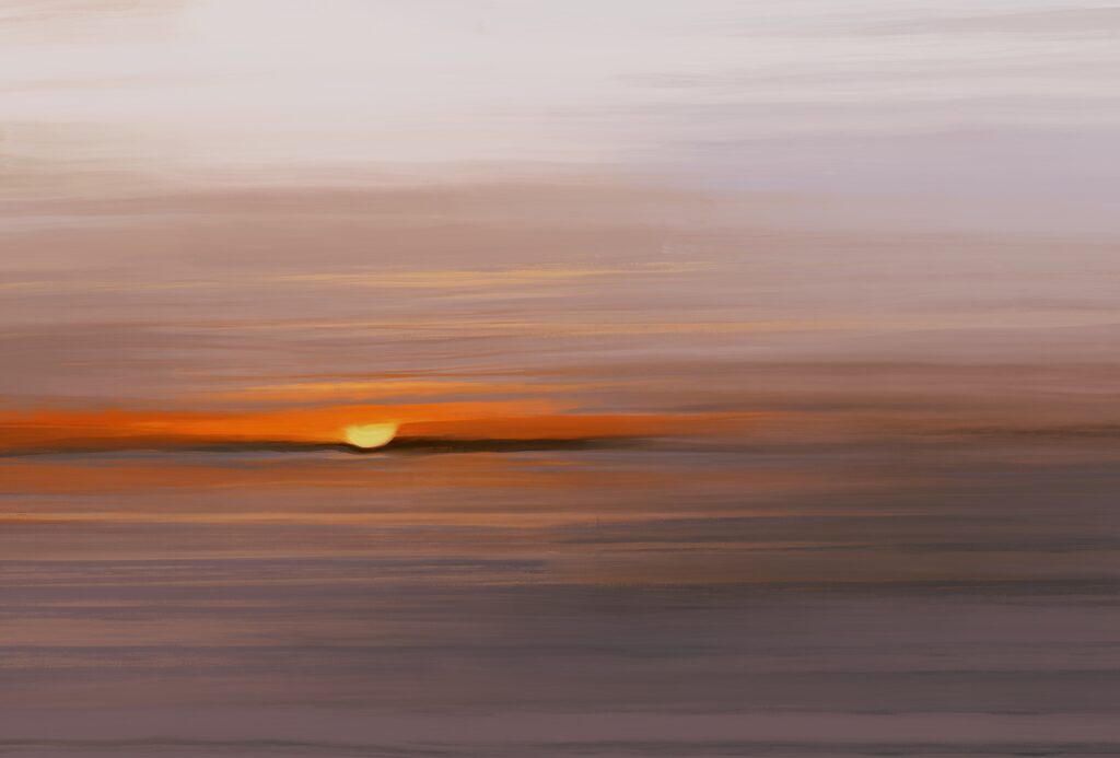 Sunset on Water — full design