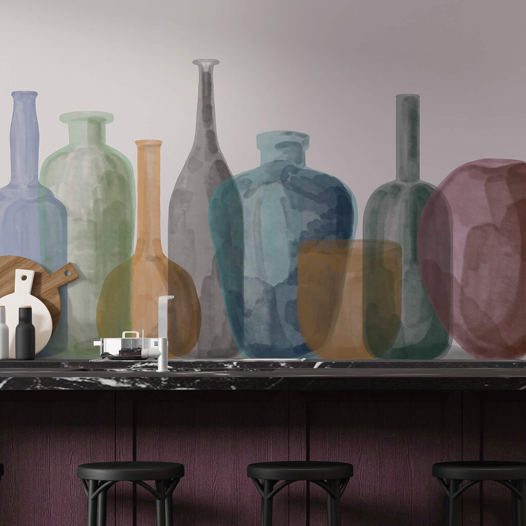 Bottles in Watercolour — interior 1