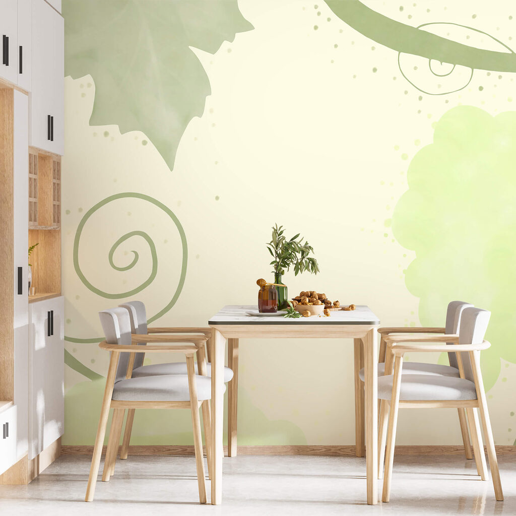 Grape vines in green — interior 2