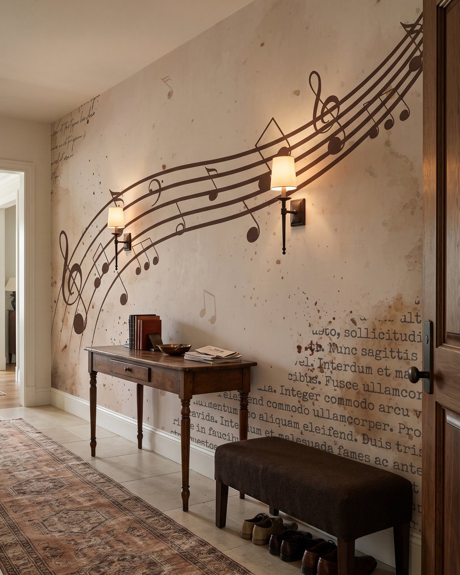 Melody on Paper in an interior