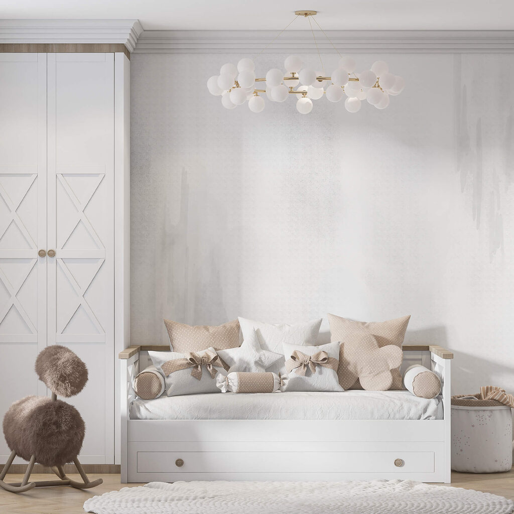 Faded Brushstrokes in an interior