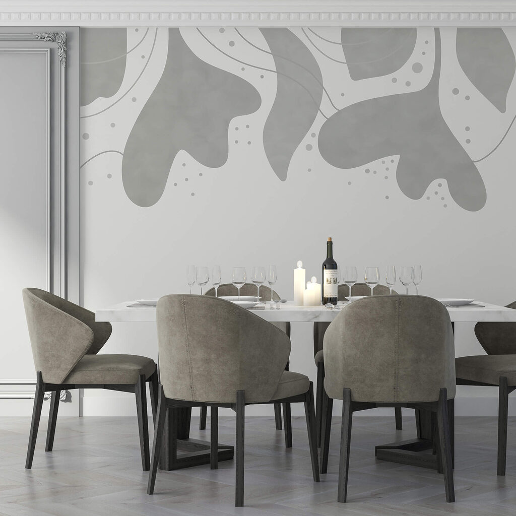 Leaves in Motion in an interior