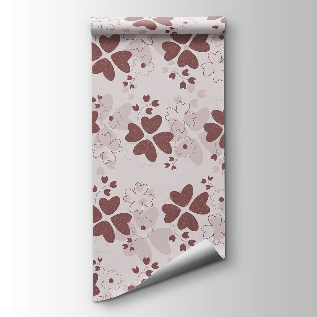 Small pink flowers drifting — product view