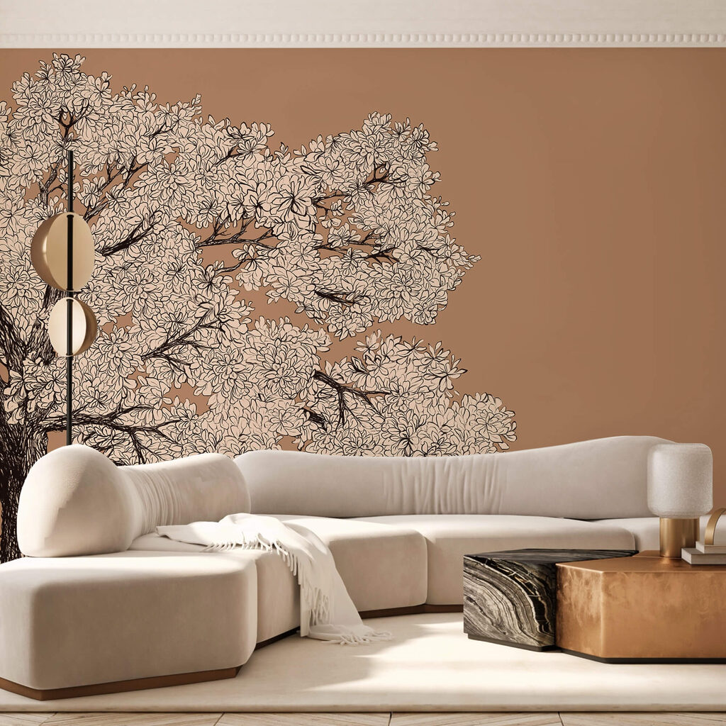 Tree in Blossom in an interior