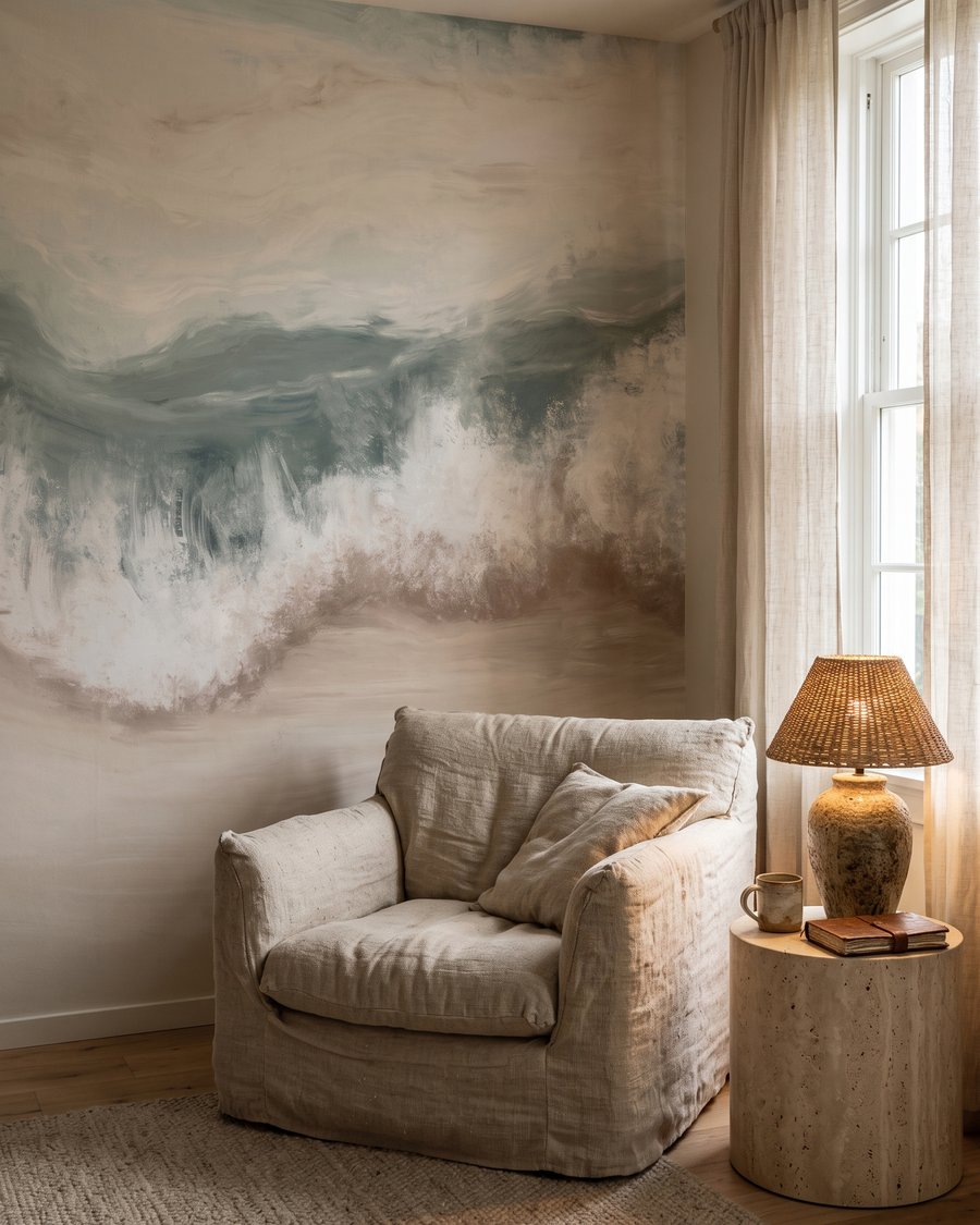 Breaking Wave in an interior
