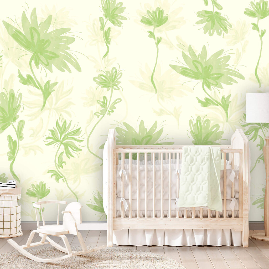 Watercolour Daisies — interior 1