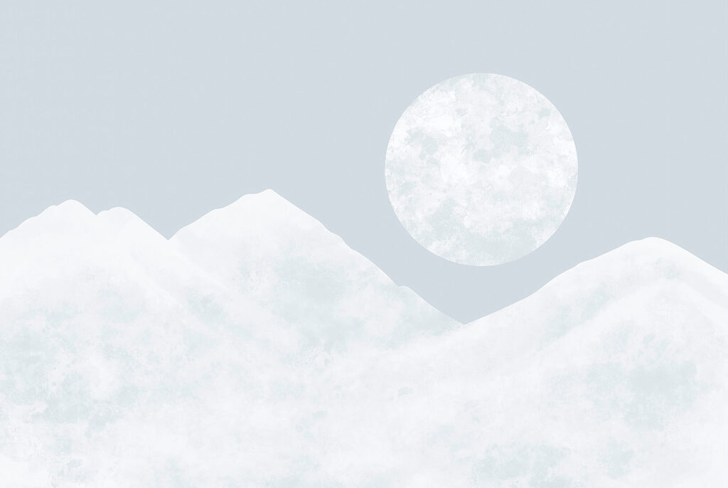 Moon Above Snow — full design