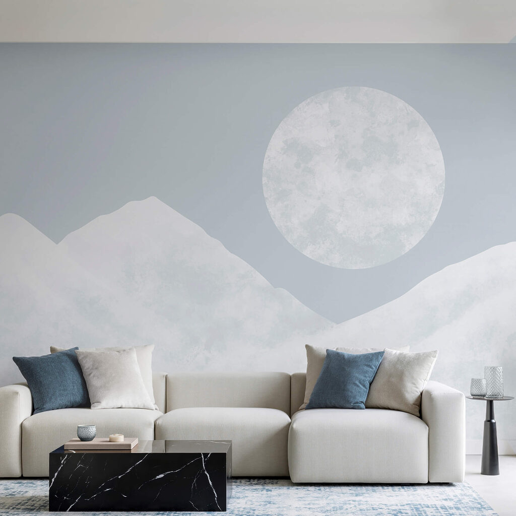Moon Above Snow — interior 1