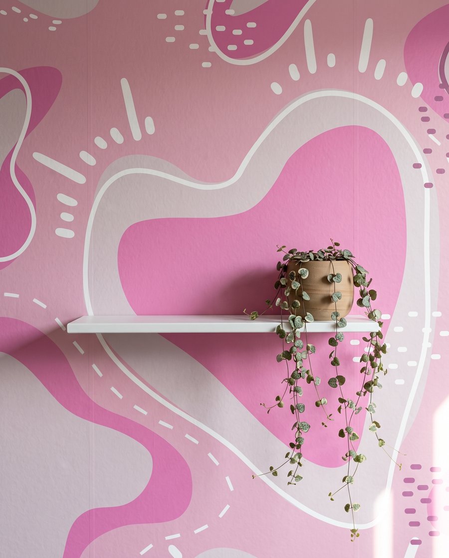 Playful Wiggly Shapes — detail