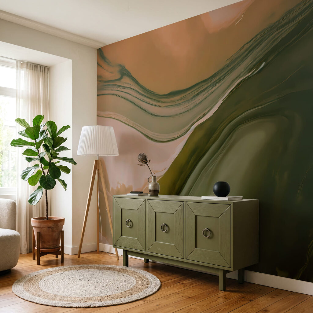 Flowing Earth in an interior