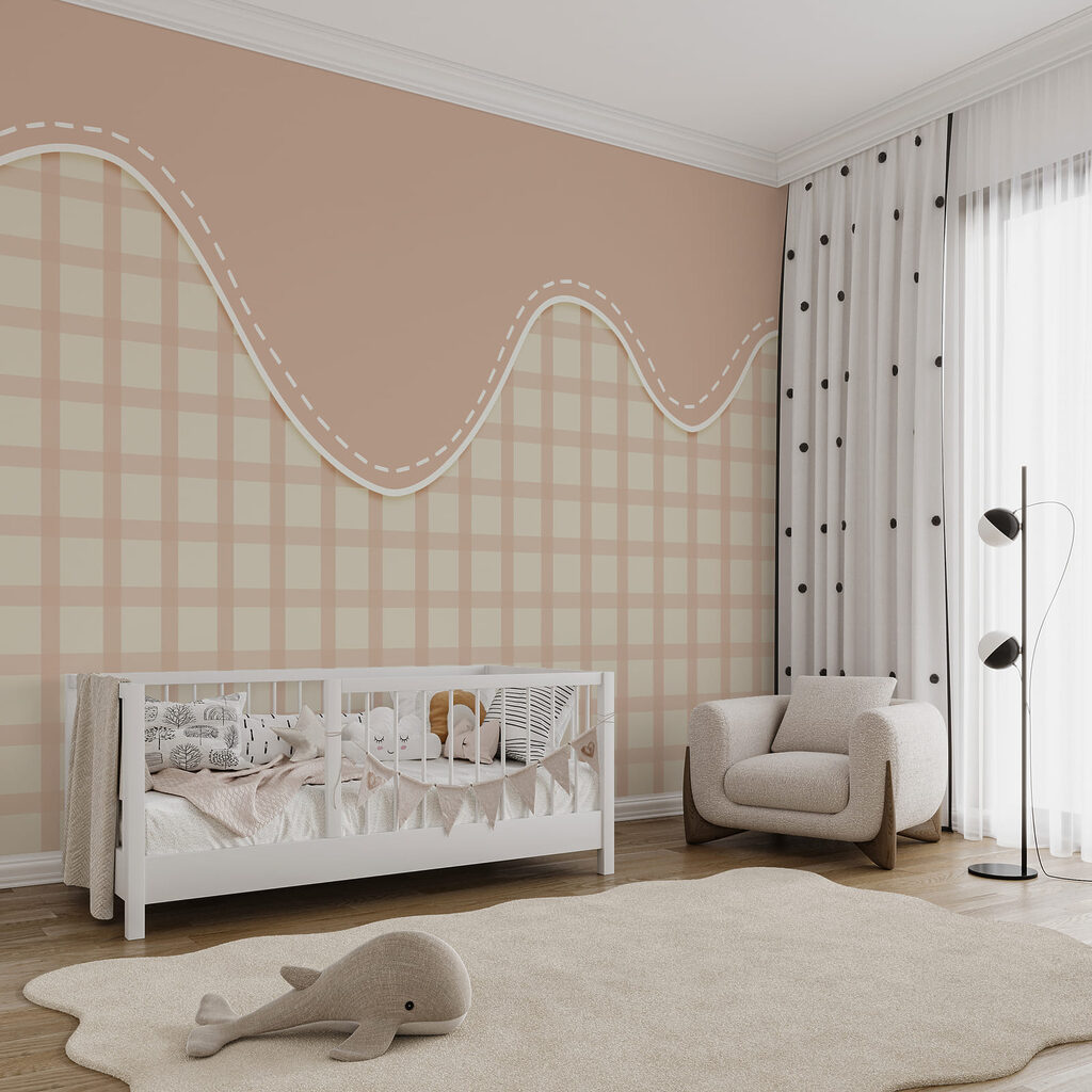 Gingham Waves — interior 1