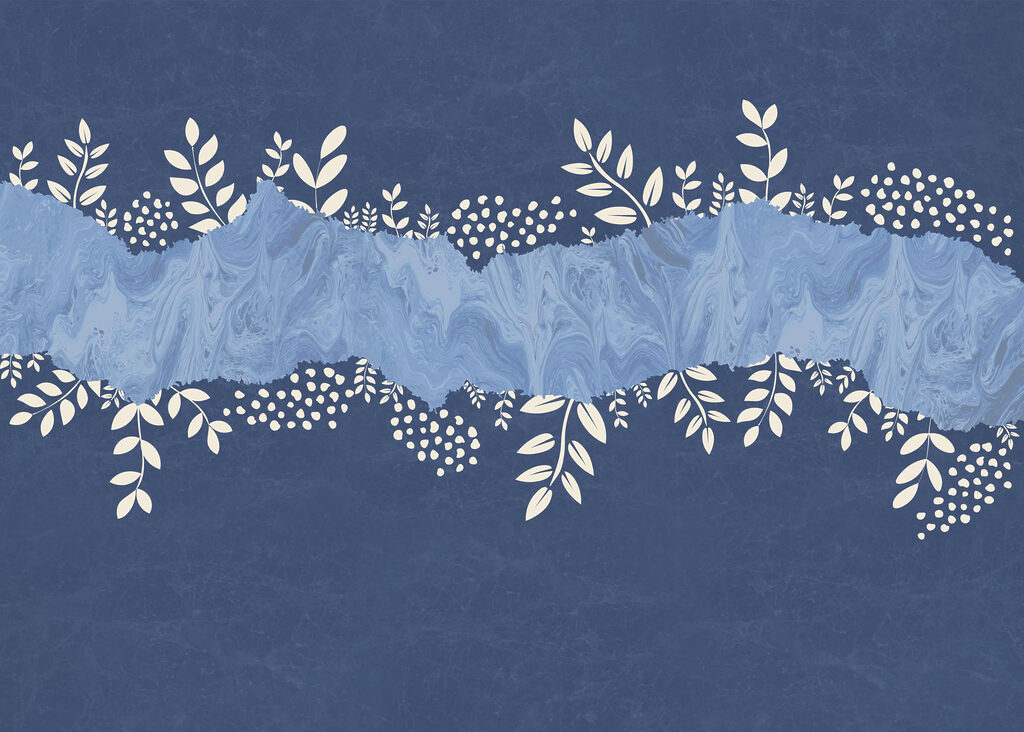 Botanical Ribbon — full design