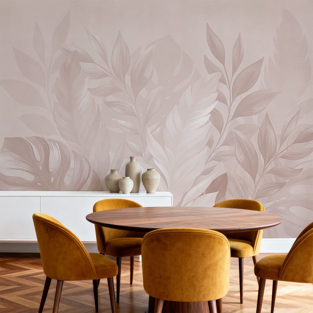 Leaves in Soft Focus in an interior