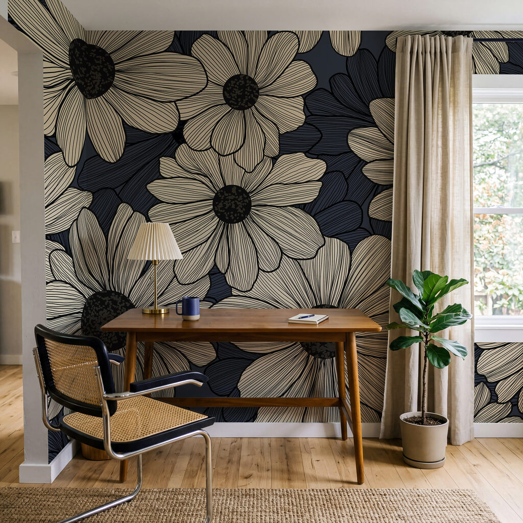Daisy Tapestry in an interior