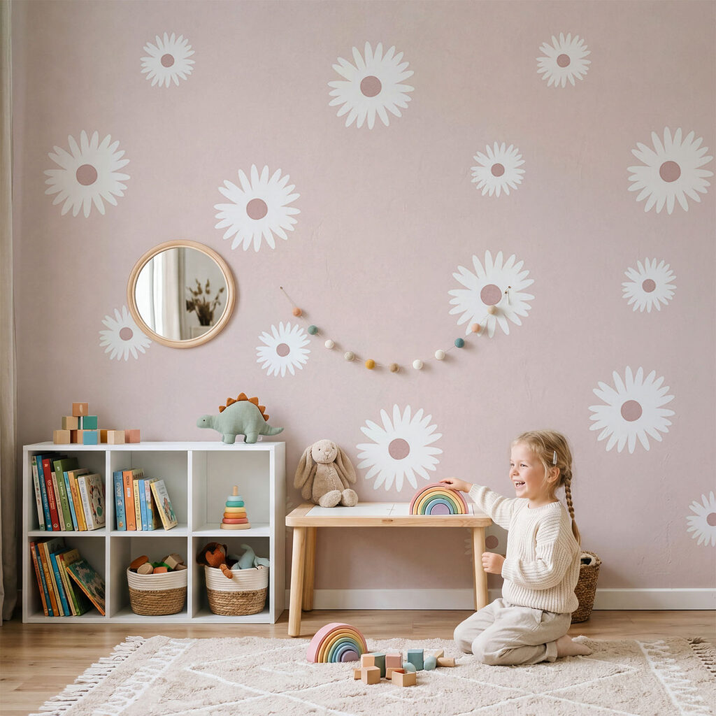 Blossoms on Grey — interior 2