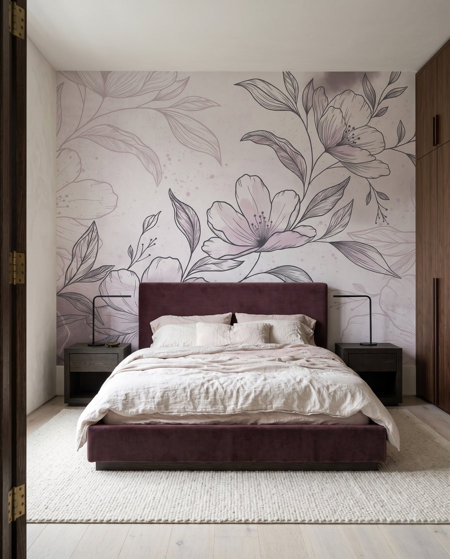Floral Linework — interior 2