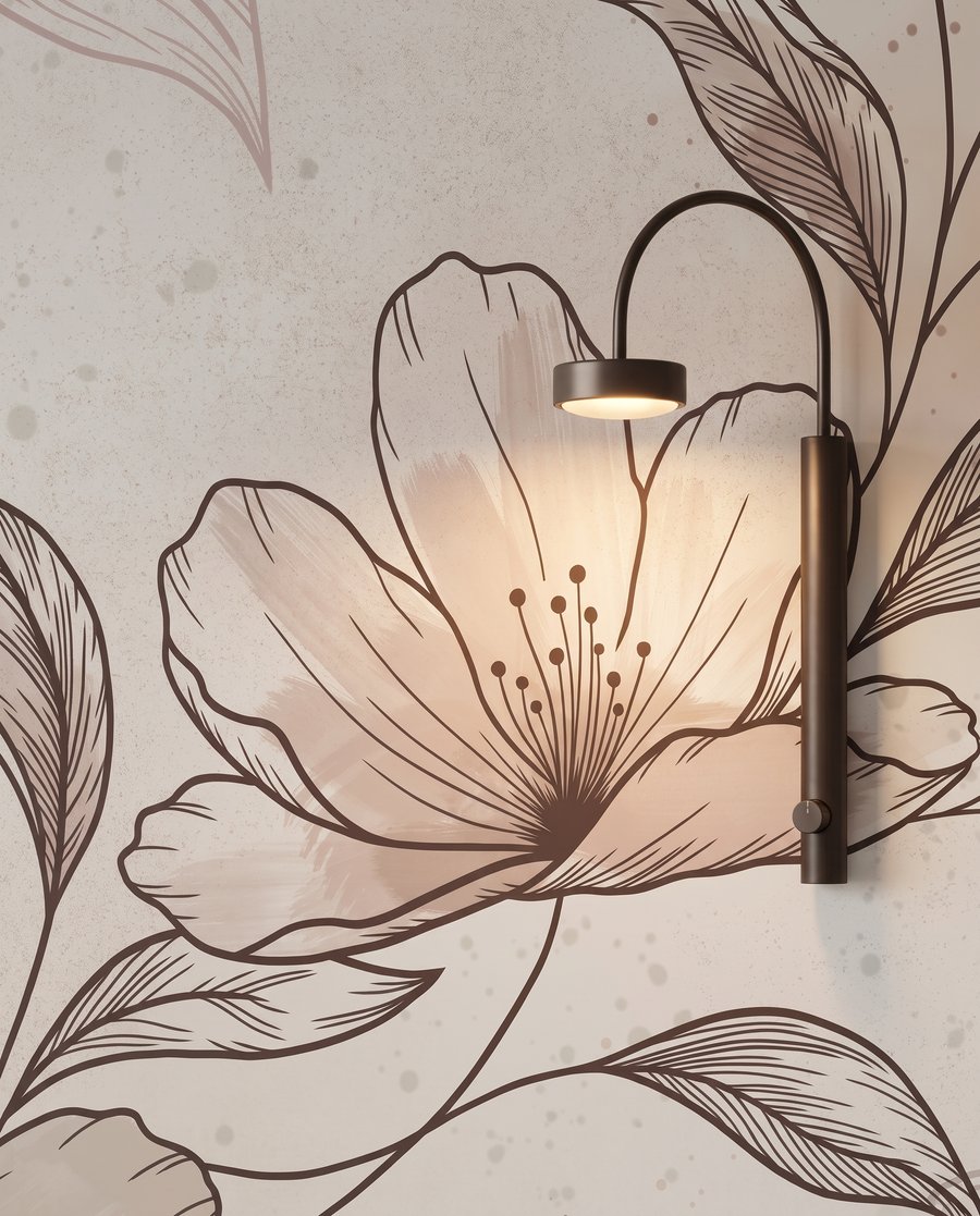 Floral Linework — detail