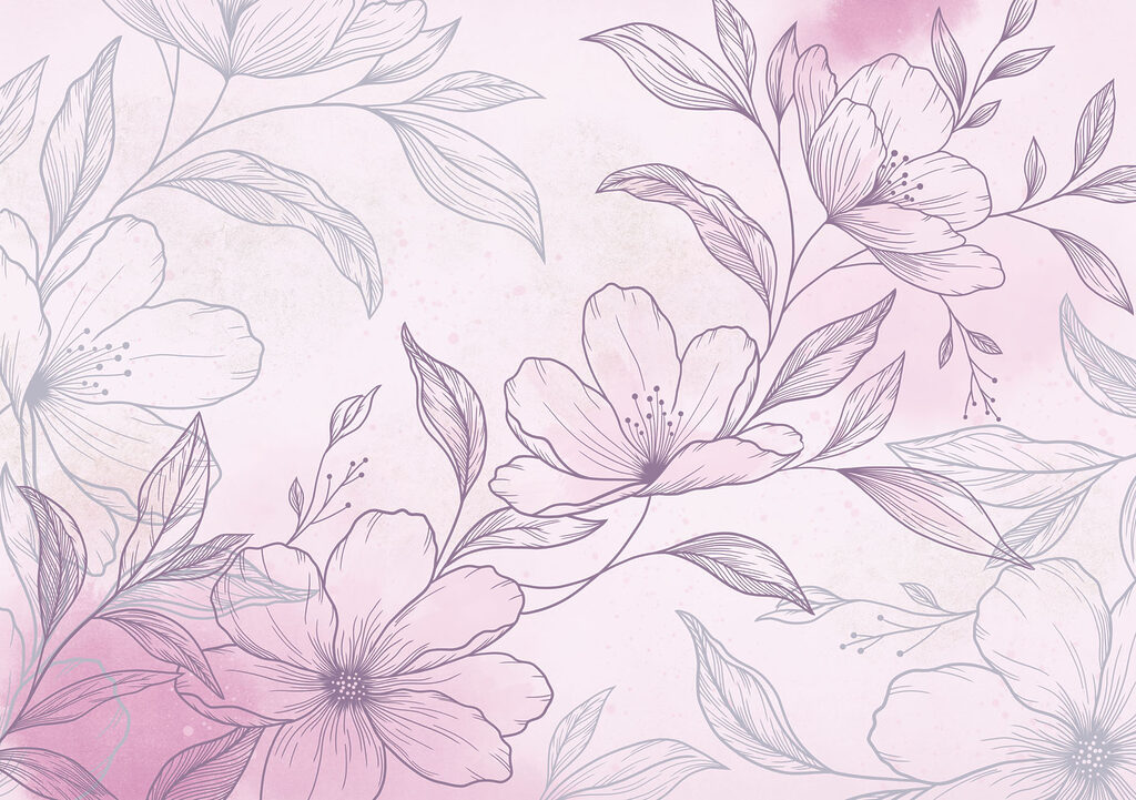 Floral Linework — full design