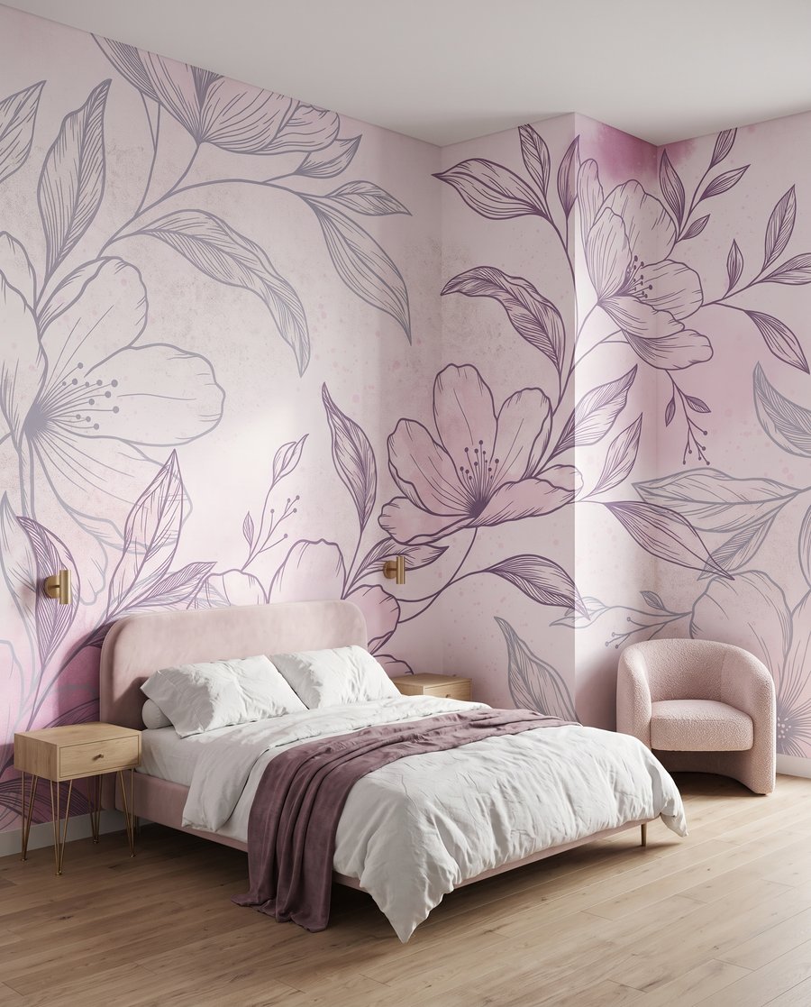 Floral Linework — interior 1