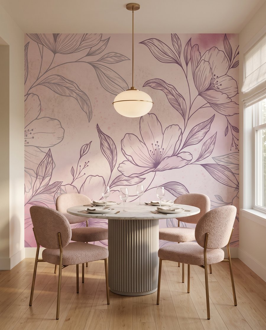 Floral Linework — interior 5