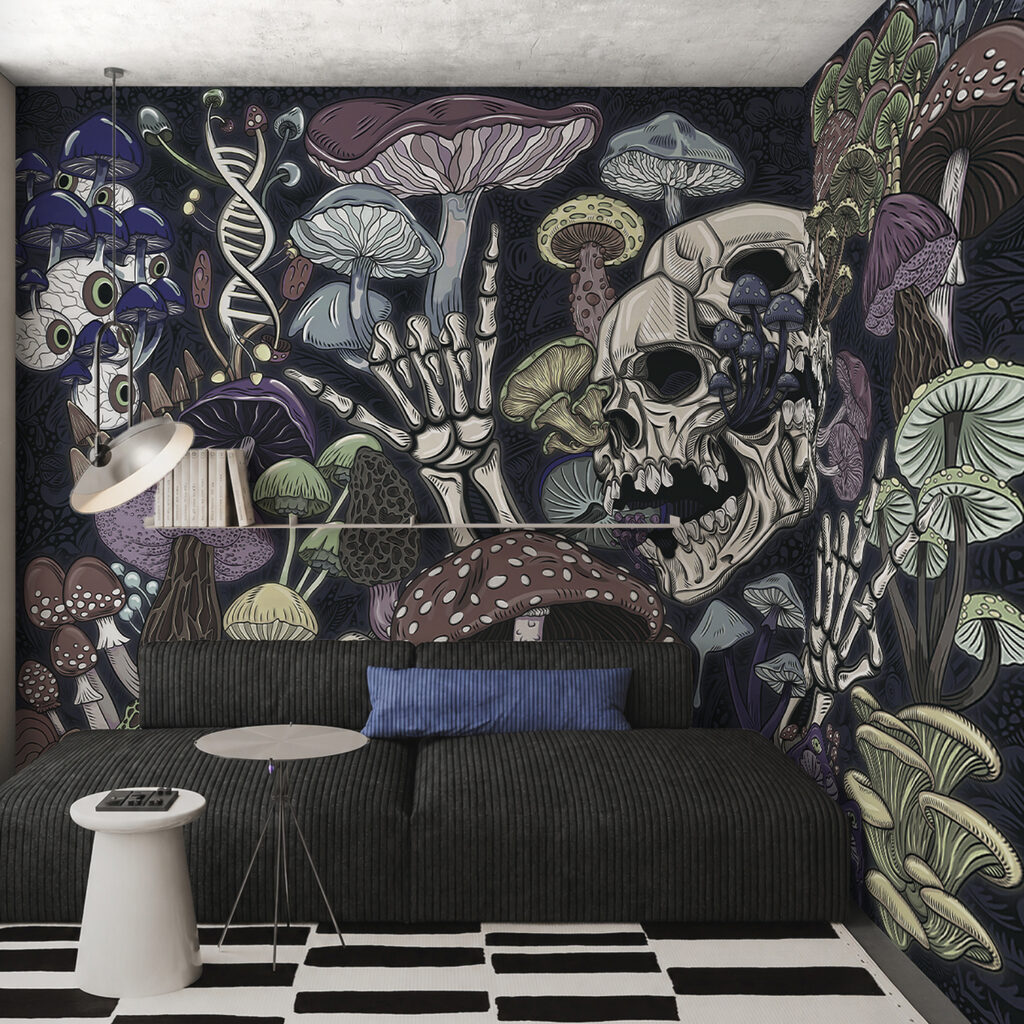 Mushroom Skull Garden — interior 3