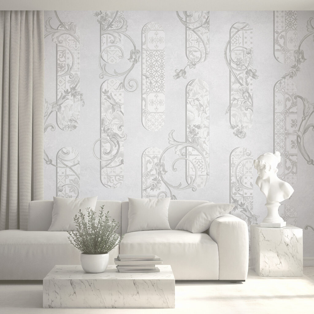 Ornamental Floral Stripes — interior 4