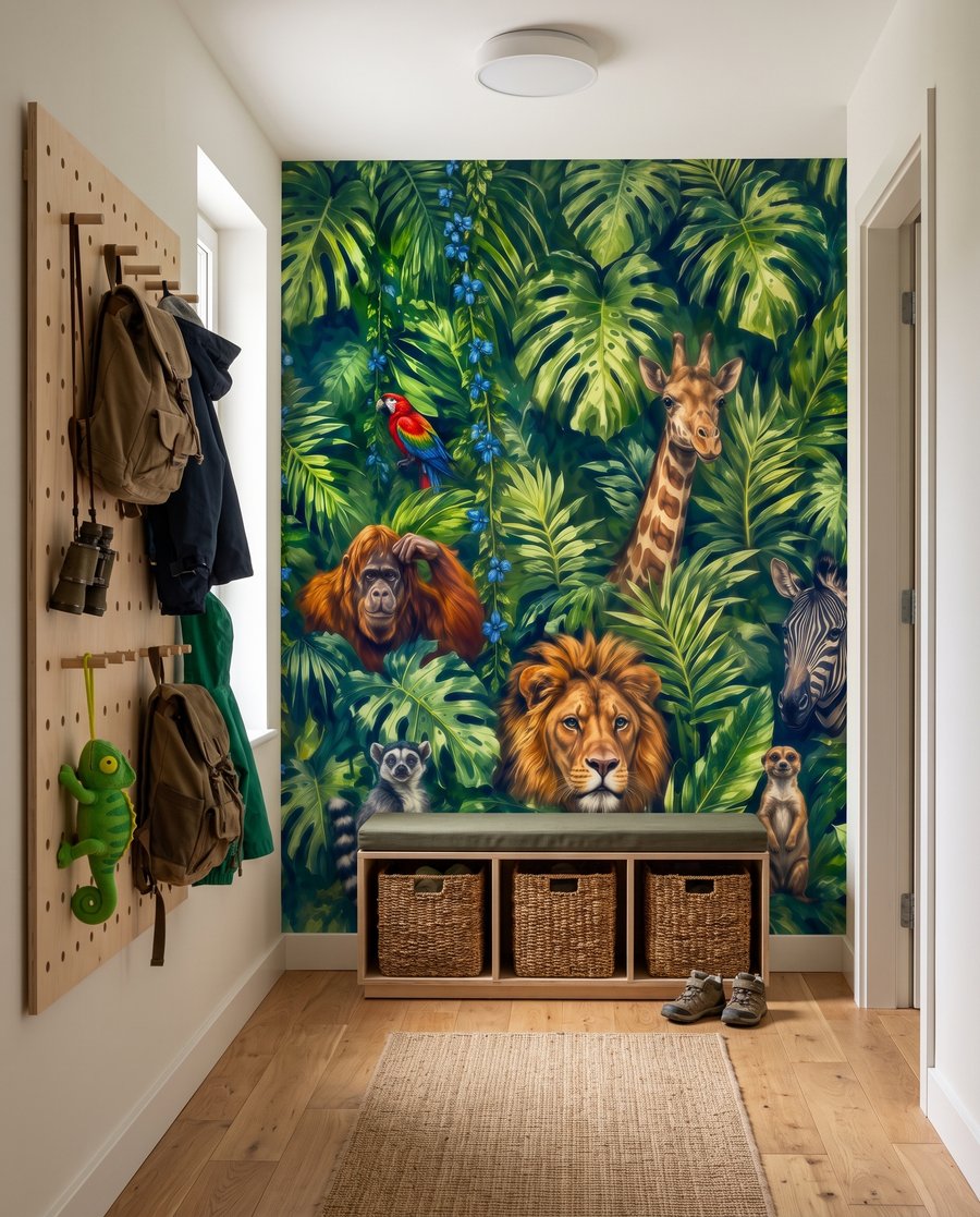Jungle Gathering in an interior