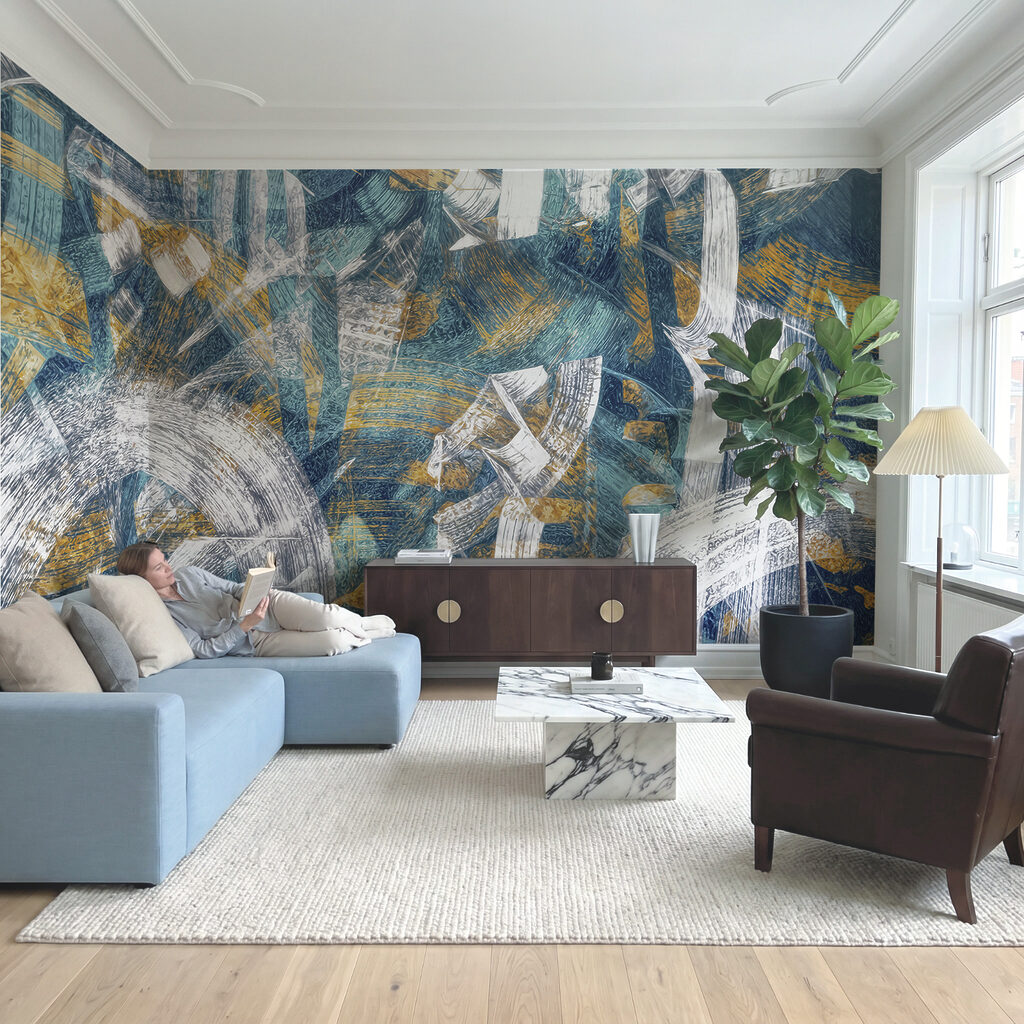 Rhythmic Colour Strokes — interior 2
