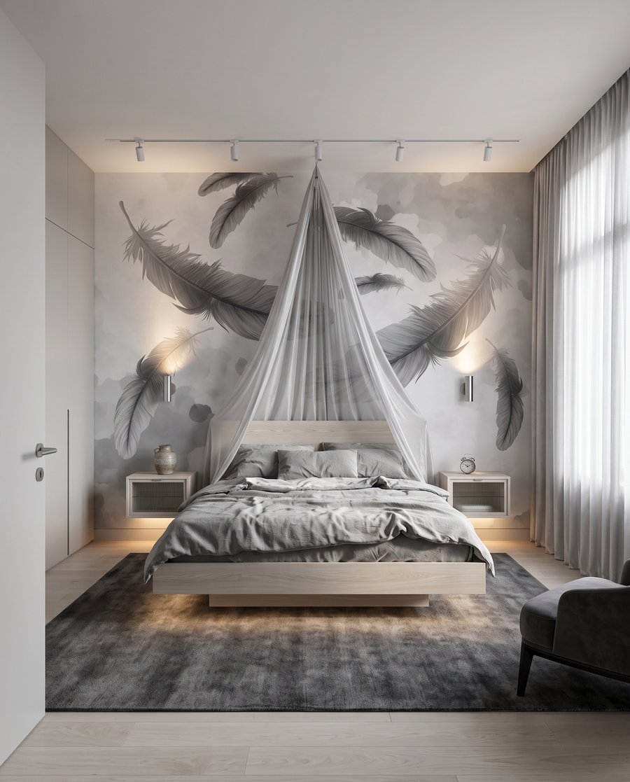 Feathers Adrift — interior 2