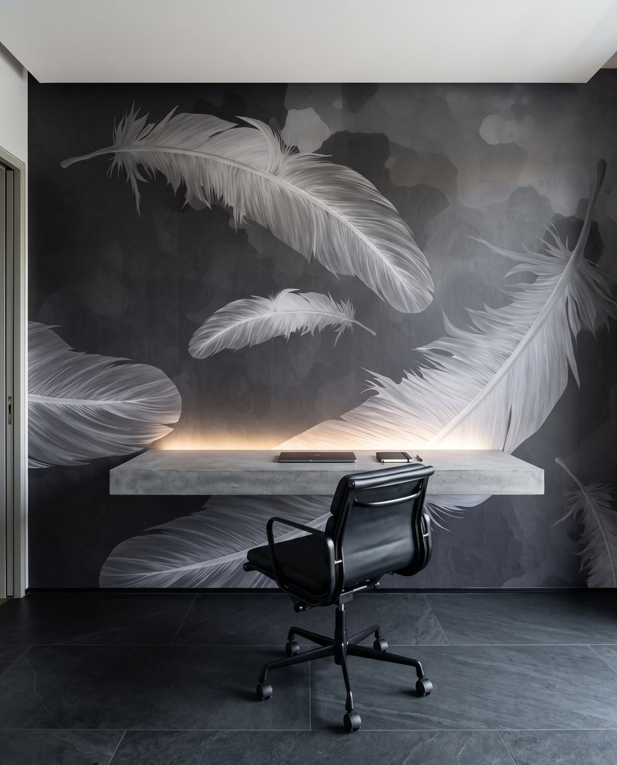 Feathers Adrift — interior 4