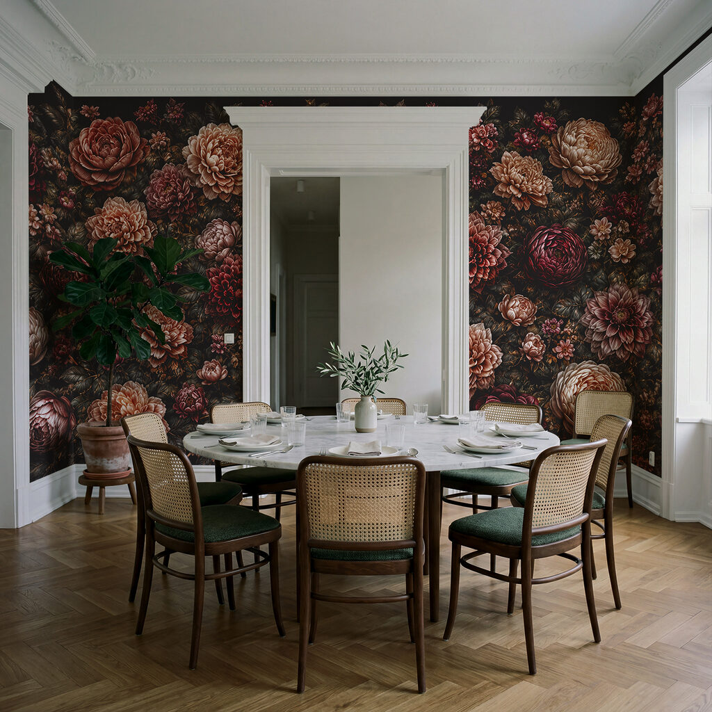 Midnight Flower Tapestry — interior 4