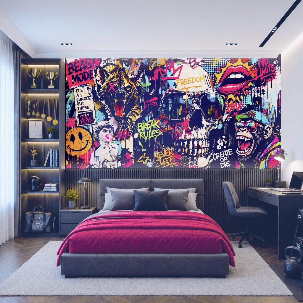 Rebel Smile in an interior
