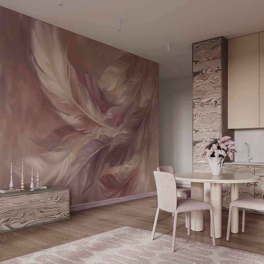 Sweeping Feather Forms — interior 3