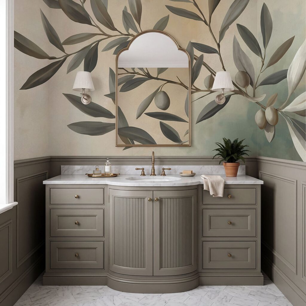 Olive Branch Study in an interior