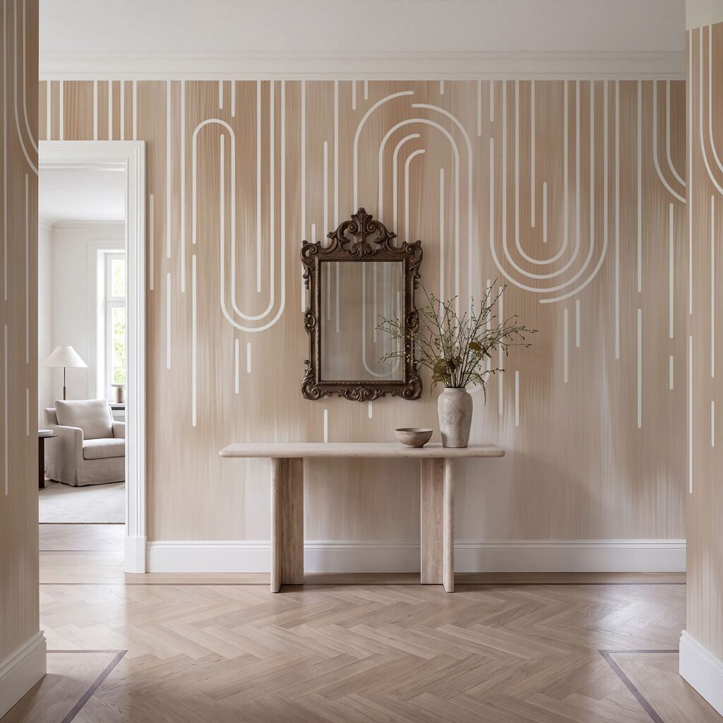 Looped Light Lines in an interior