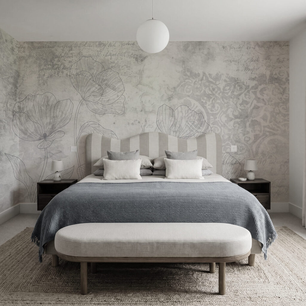 Faded Floral Scrollwork — interior 2