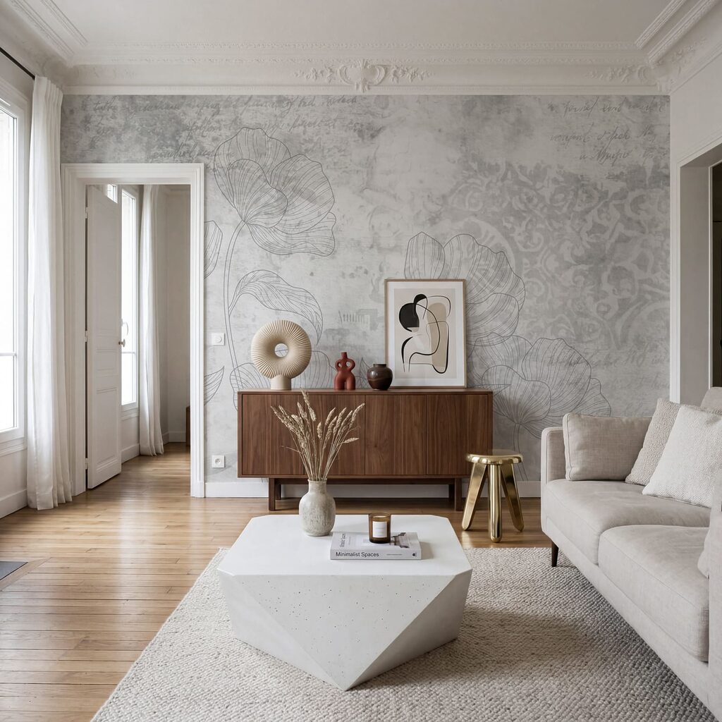 Faded Floral Scrollwork — interior 4