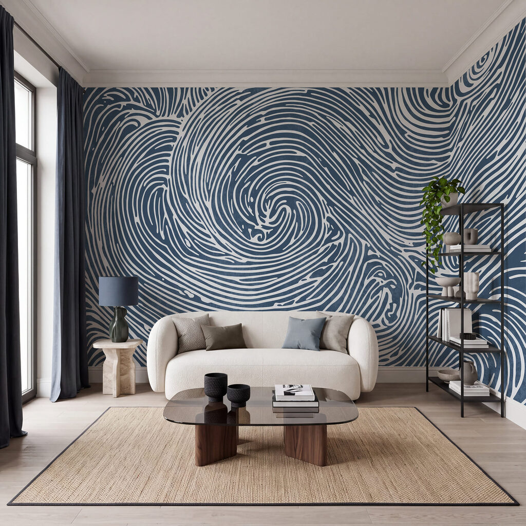 Swirling Fine Lines — interior 1