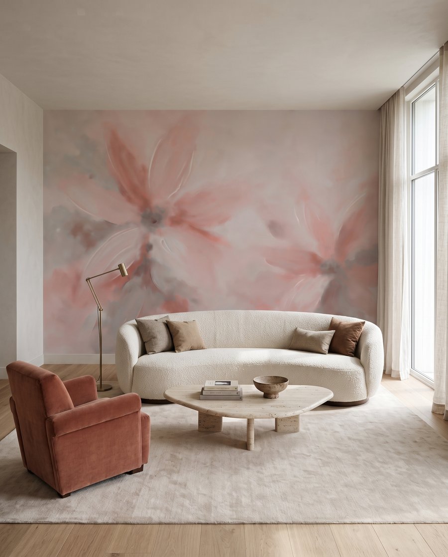 Flowers in Soft Focus in an interior