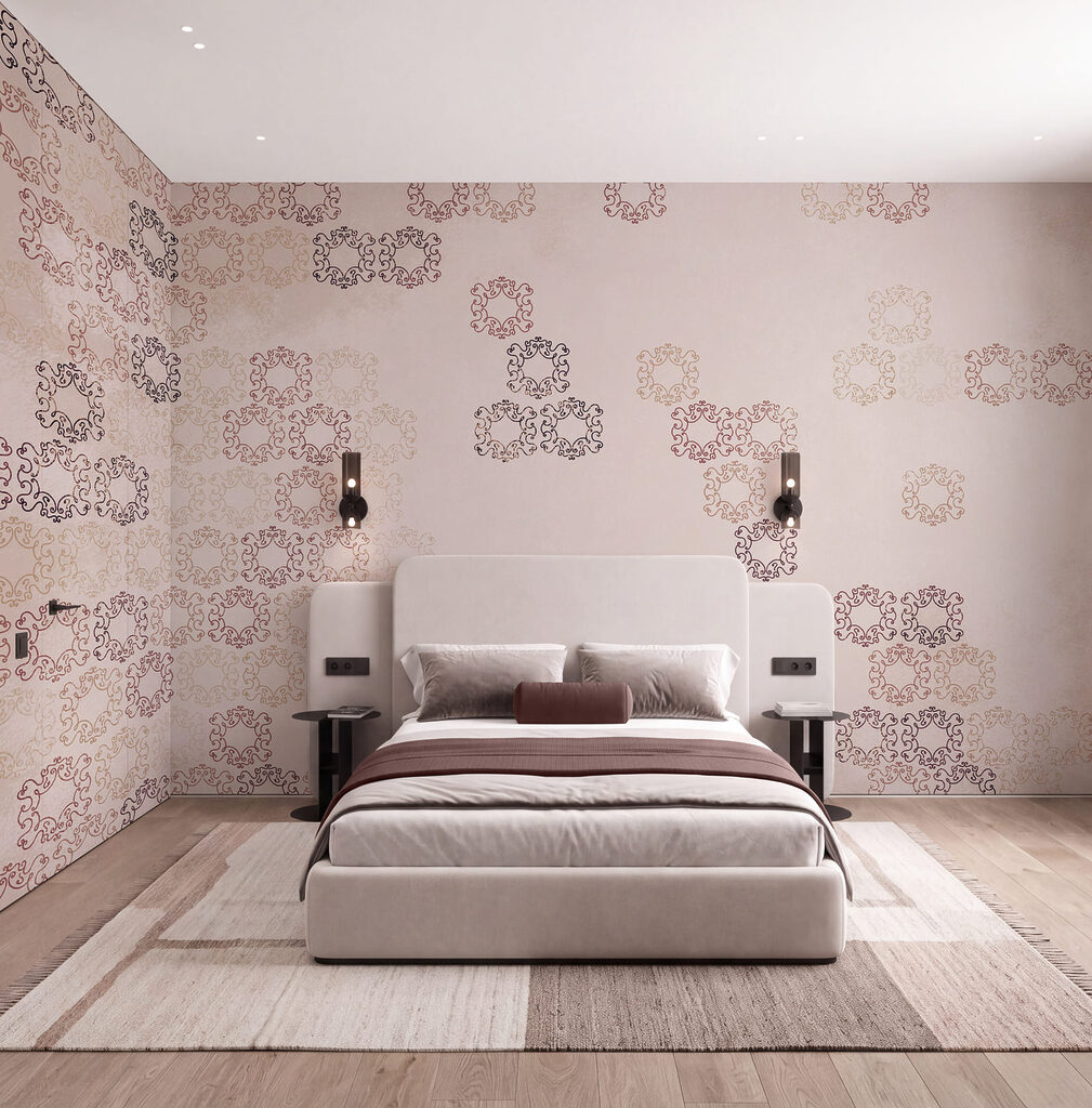 Faded Floral Geometry — interior 2
