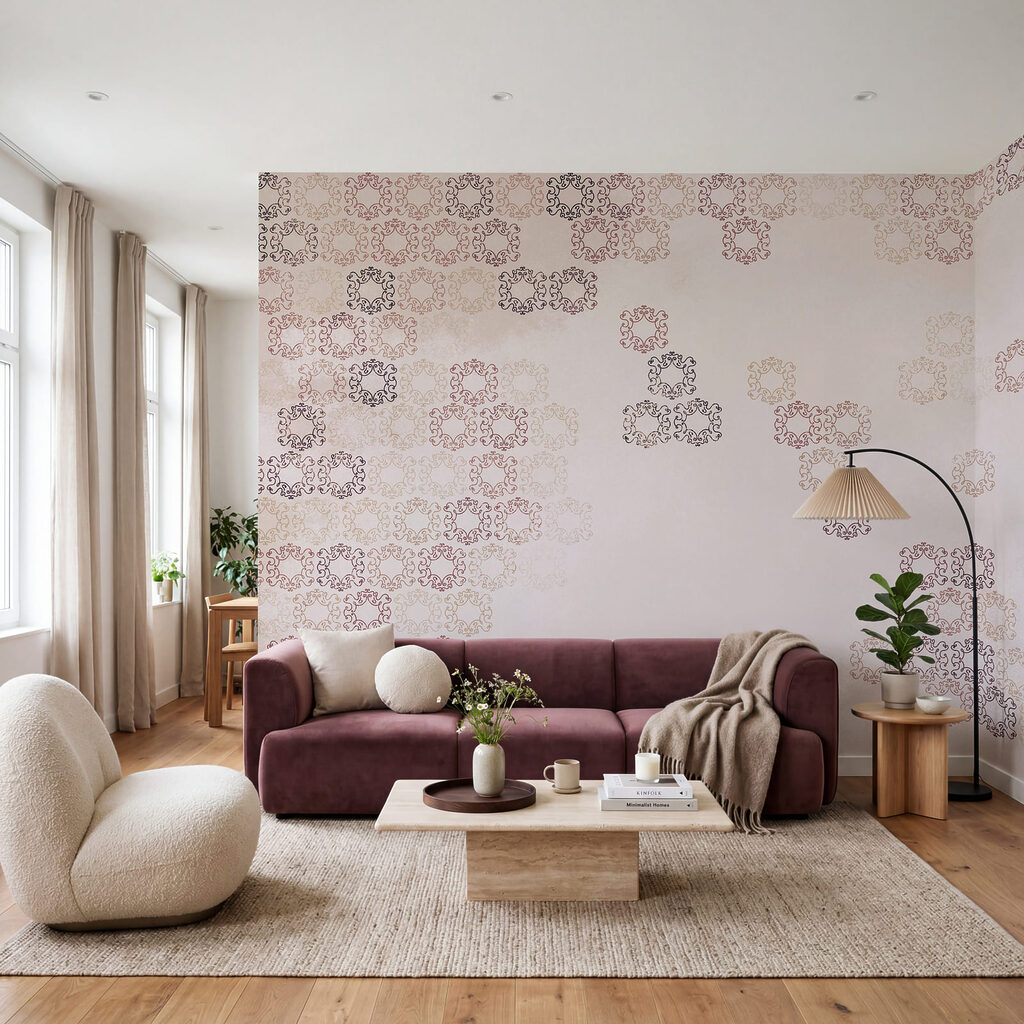 Faded Floral Geometry — interior 3