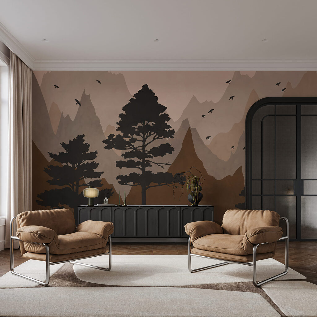 Pines Beneath the Peaks — interior 1